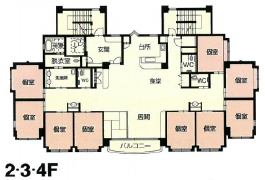 間取り図2・3・4F